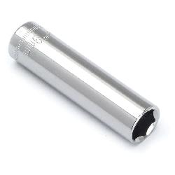 Crescent CDDS16N Socket, Shoulder Style, 1/4 in Hex Drive, 9 mm Deep Socket, 6 Points