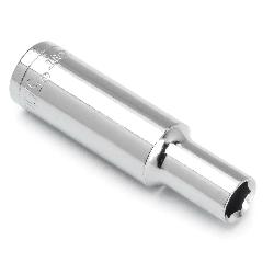 Crescent CDDS24N Socket, Straight Style, 3/8 in Hex Drive, 5/16 in Deep Socket, 6 Points