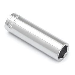 Crescent CDDS27N Socket, Straight Style, 3/8 in Hex Drive, 1/2 in Deep Socket, 6 Points