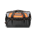 Crescent CTB2010 Professional Grade Contractor Tool Bag, Polyester, Black/Gray/Rawhide