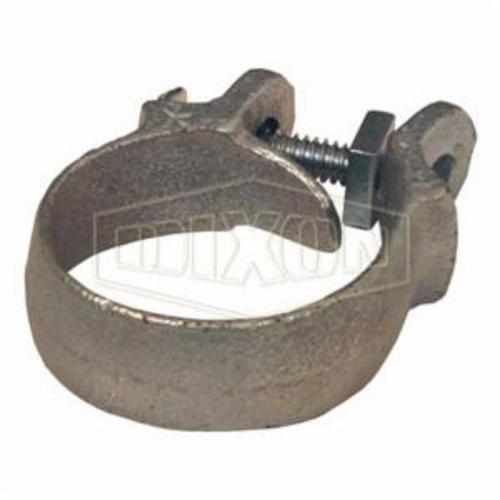 Dixon 11 Single Bolt Clamp, 1-48/64 to 1-56/64 in Nominal, Iron Band, Domestic