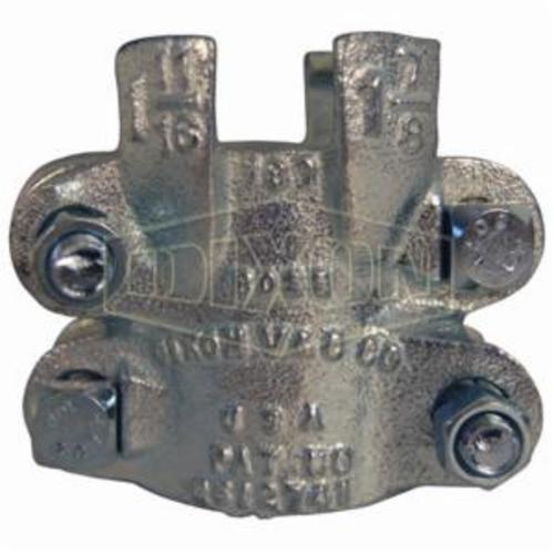 Dixon 156 Boss 4-Bolt Clamp, 1-26/64 to 1-36/64 in Nominal, Iron Band, Domestic