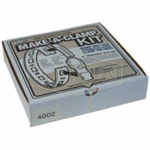 Dixon 4002 Worm Gear Make-A-Clamp Kit, Stainless Steel, Domestic