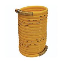 Dixon CC3850 Coil-Chief Self-Storing Air Hose, 3/8 in Nominal, MNPT End Style, 50 ft L, 165 psi Working, Nylon, Domestic