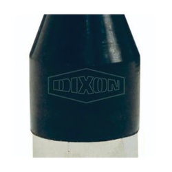 Dixon D201RT Non-Safety Blow Gun Tip, For Use With Air Chief Lever Operated Blow Gun, 1/8 in MNPT, Brass, Rubber Coated Nickel Plated, Domestic