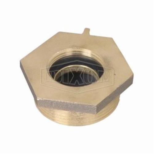 Dixon FM1015F Reducing Hex Nipple, 1 x 1-1/2 in Nominal, Brass, FNPT x Male NH NST End Style, Domestic