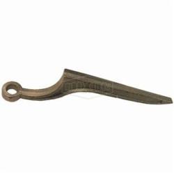 Dixon SW40 Pin Lug Spanner Single End Wrench, 4 in Capacity, 12 in OAL, Iron, Plated
