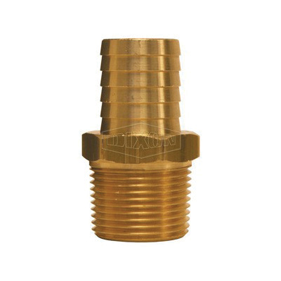 Dixon 1020202C Insert, 1/8 in, MNPT x Hose Barb, Brass, Domestic