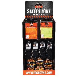Ergodyne 99941 Safety Zone Corrugated Hutch Display, 62 in H x 25-3/4 in W x 16 in D