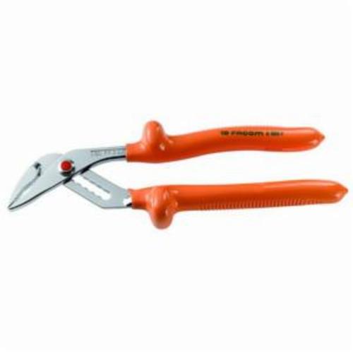 Facom FA-180.VSE VSE 5-Position Tongue and Groove Plier, ASME B107.23, 1-3/8 in Nominal, 1-9/16 in L x 1-3/8 in W Steel Straight Jaw, Serrated Jaw Surface, 10 in OAL