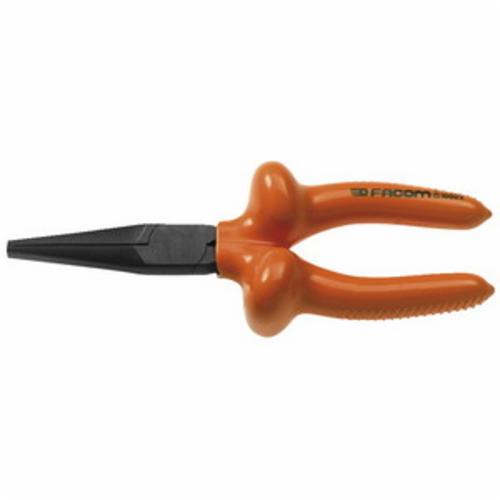 Facom FA-188.16AVSE VSE Long Nose Plier, 1-31/32 in L x 1-15/32 in W, Flat/Serrated, 3/16 in W Tip, 6-1/2 in OAL