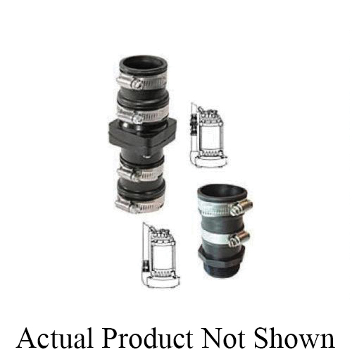 Fernco CV-150 Sump Pump Check Valve, 1-1/4 to 1-1/2 in, Thermoplastic Body