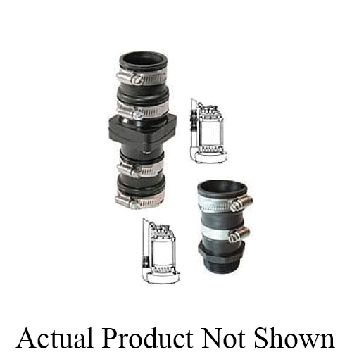 Fernco CV-150T Sump Pump Check Valve, 1-1/2 x 1-1/2 or 1-1/4 in, MNPT, Thermoplastic Body