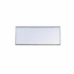 Fibre-Metal by Honeywell CL452 Safety Plate, Clear, Polycarbonate, 4-1/2 in H x 5-1/4 in W