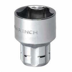 GEARWRENCH 132260GR Pass-Thru Standard Length Socket, 3/8 in, 13/16 in, 6 Points