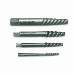 GEARWRENCH 2419D Spiral Screw Extractor Kit, 4 Pieces, For Use With Drill