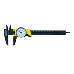GENERAL 145 Single Revolution Dial Caliper, 0 to 6 in, Graduation 0.001 in, 1-3/16 in D Jaw