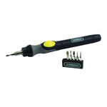 GENERAL 500 Precision Cordless Power Screwdriver, 1/8 in Chuck, AAA Alkaline Battery