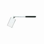GENERAL 560 Telescoping Glass Inspection Mirror, 3-1/2 x 2 in Mirror, Rectangle Shape, 11-1/6 to 16 in L, Knurled Grip Handle
