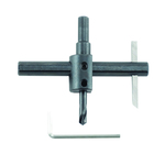 GENERAL 5B Max Circle Cutter, 1 to 6 in Dia Max Cutting, 3/8 in Round Shank, HSS Blade