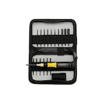 GENERAL 63518 Precision Screwdriver Set, 18 Pieces, Black Oxide Blade
