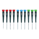 GENERAL 690 Mini Screwdriver Set, 10 Pieces, Alloy Steel