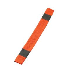 GloWear 29041 8004 Seat Belt Cover, For Use With Standard Width Seat Belt Harness, Hook and Loop Closure, One Size Fits All, Polyester Coated, Hi-Viz Orange