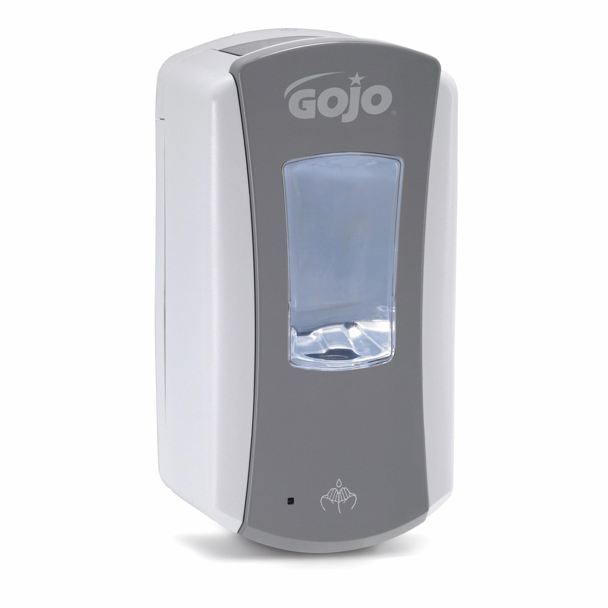 GOJO LTX-12 1984-04 LTX-12 Touch Free Foam Soap Dispenser, Matte, 1200 mL Capacity, Wall Mount, ABS