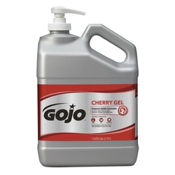 GOJO 2358-02 Pumice Hand Cleaner With Pumice Scrubbers, 1 gal, Bottle, Gel, Cherry, Translucent Red