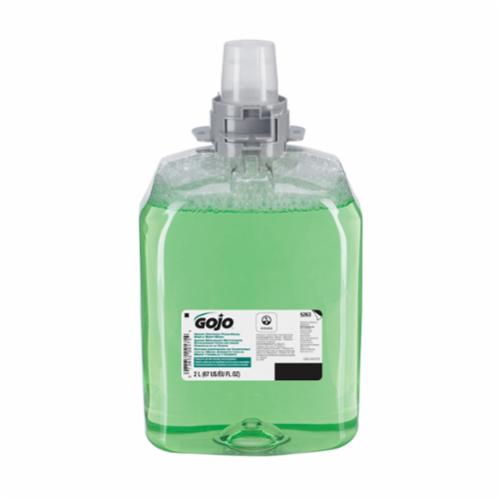 GOJO 5263-02 FMX-20 Hand/Hair and Body Wash, 2000 mL, Dispenser Refill Package, Foam Form, Cucumber Melon/Fruity Odor/Scent, Clear/Light Green