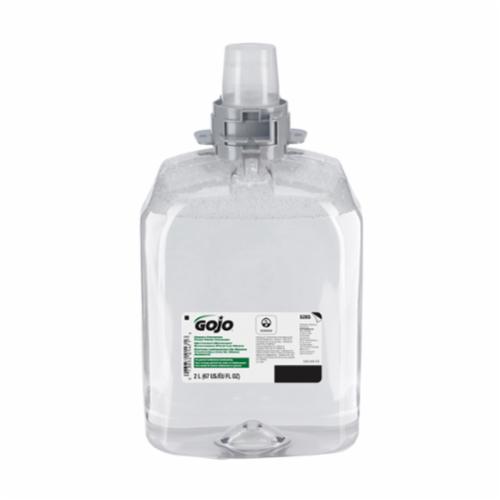 GOJO 5265-02 FMX-20 Hand Cleaner, 2000 mL Nominal, Dispenser Refill Package, Foam Form, Dye Free/Odorless Odor/Scent, Clear/Colorless to Pale Yellow