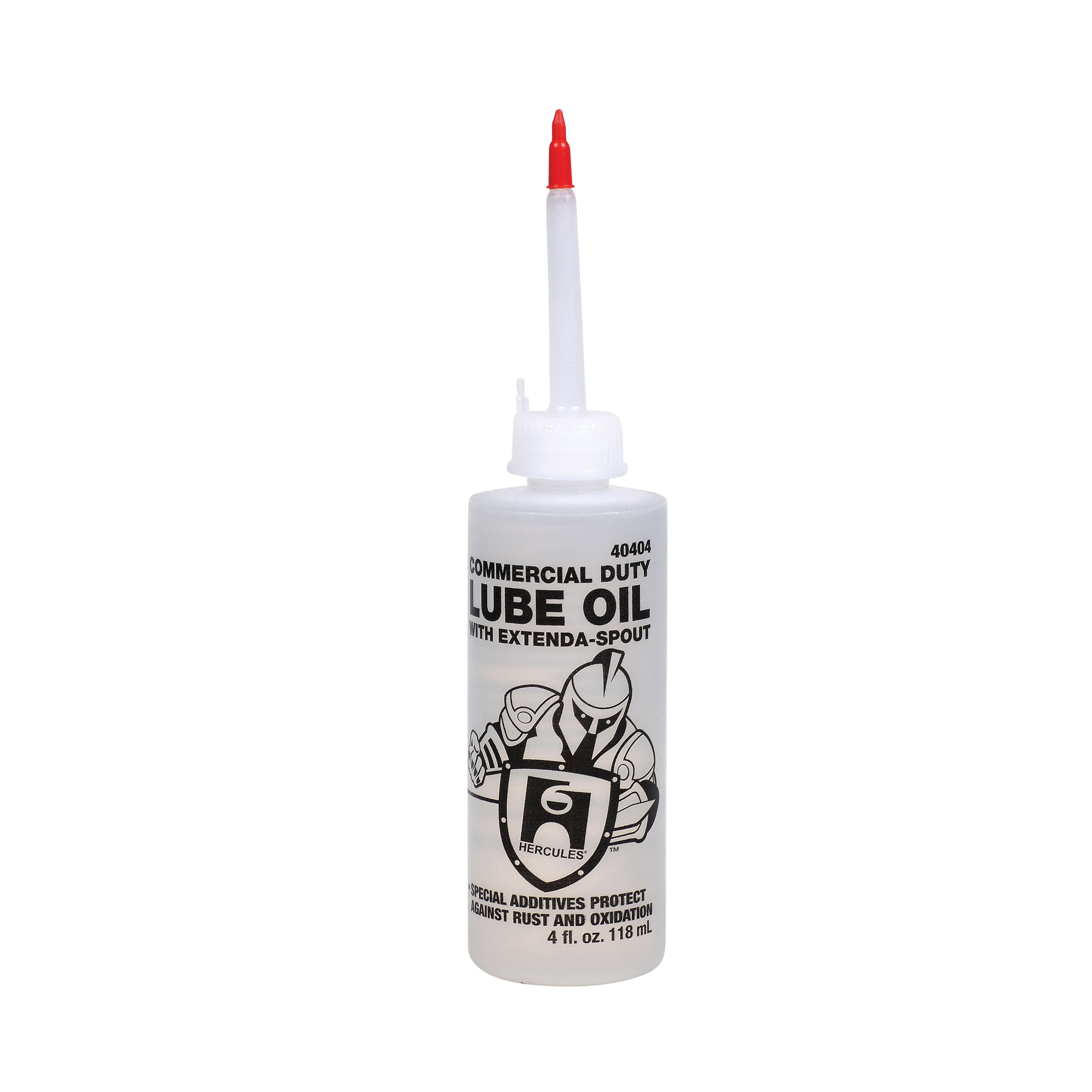 Hercules 40404 Lube Oil With Extenda Spout, 4 oz, Slight Hydrocarbon Odor/Scent, Liquid Form, Light Amber