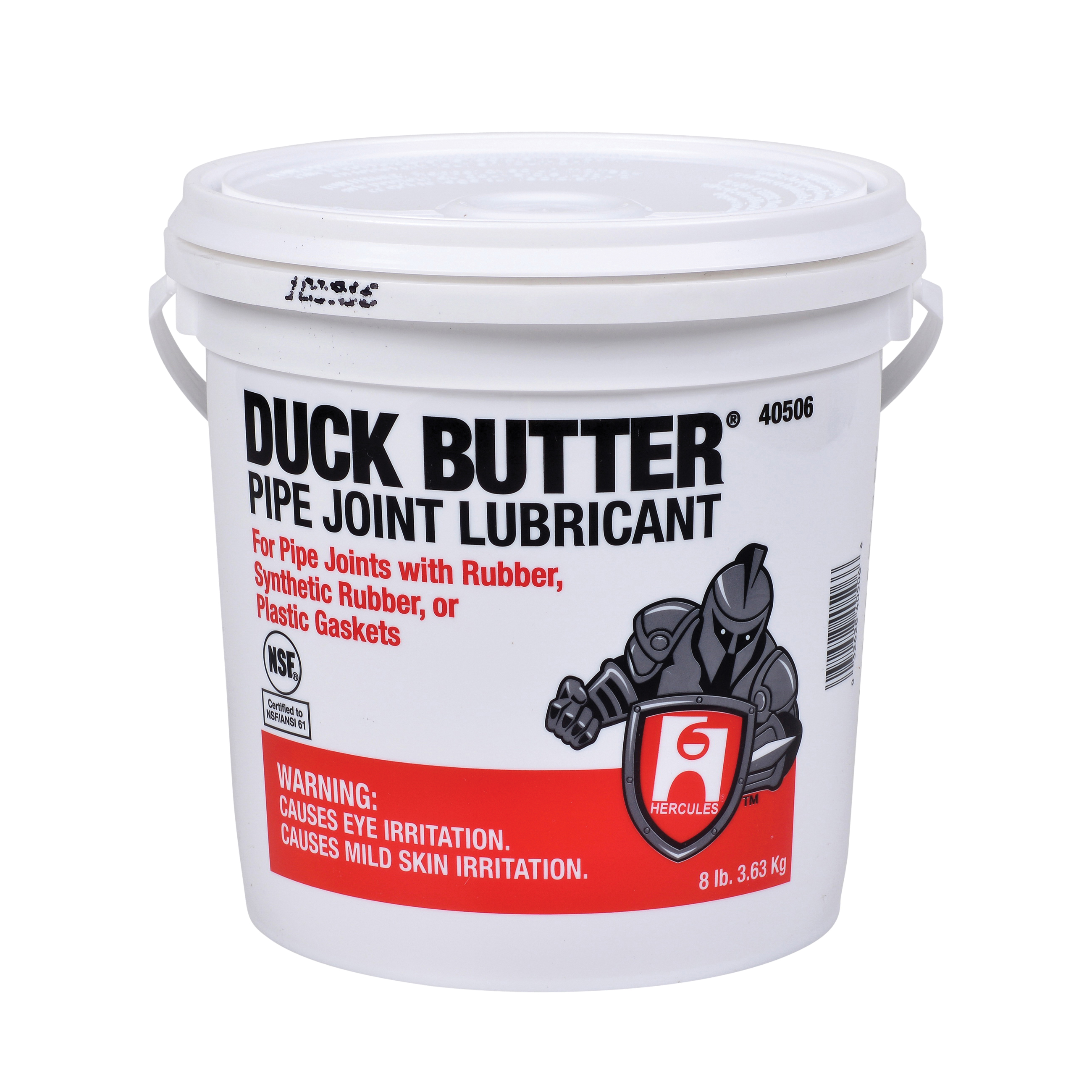 Hercules Duck Butter 40506 Pipe Joint Lubricant, Paste Form, Off-White