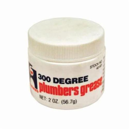 Hercules 40601 Plumber's Grease, 2 oz Can, Liquid Form, Amber, -20 to 300 deg F