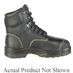 Honeywell Safety 66299P-BLK-095 Heavy Duty Oliver Smelter Work Boots With External Met Guard, SZ 9.5, 8 in H, Alloy Toe, Full Grain Leather Upper, Resists: Heat, Puncture and Water, Specifications Met: ASTM F2413-11 M I/75 C/75 Mt/75 PR EH, SRC Certified