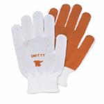 Honeywell Safety 81/1162M Smitty 81/1162 General Purpose Gloves, Coated, Full Finger Style, M, Nitrile Palm, Cotton/Polyester, Brown/Rust/White, Knit Wrist Cuff, Nitrile Coating, Resists: Abrasion, Cut, Puncture and Tear, Seamless Knit Lining