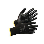 Honeywell WE110-M WorkEasy Lightweight General Purpose Gloves, Coated, M, Nitrile Palm, 13 ga Economy Polyester, Black, Knit Wrist Cuff, Nitrile Coating, Resists: Abrasion, Cut, Puncture and Tear, Seamless Knit Lining