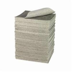 Brady RFP100 Re-Form Heavy Absorbent Pad, 19 in L x 15 in W, 40 gal Absorption, Cellulose