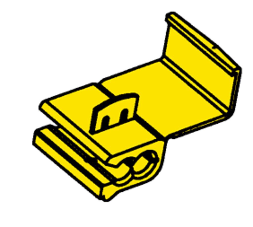 CONNECTOR ELECTRICAL INSULATION DISP YEL