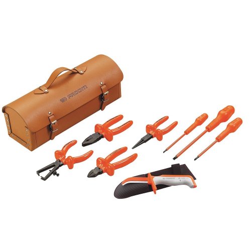 Facom FC-2180B.VSE VSE Electrical Tool Set, Case Tool Storage, 9 Pieces