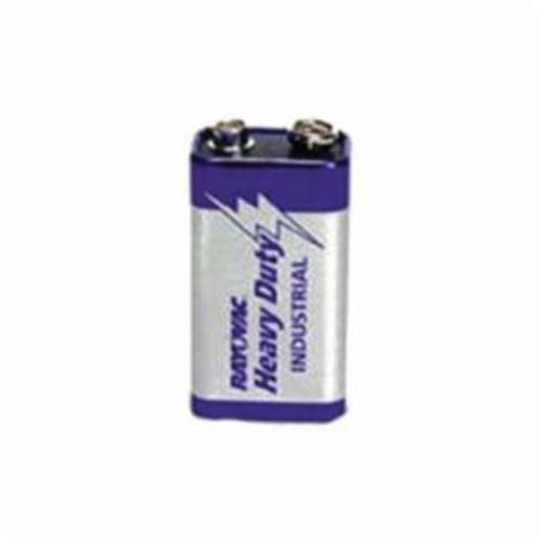 Rayovac HD-9V Heavy Duty Non-Rechargeable Battery, Zinc Carbon, 9 VDC Nominal, 400 mAh Nominal, 9 VDC
