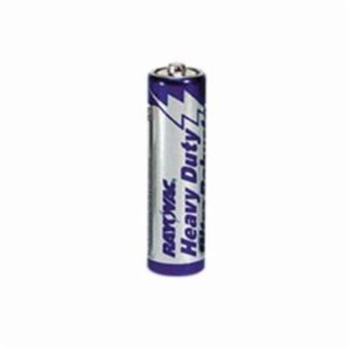 Rayovac HD-AA Heavy Duty Non-Rechargeable Battery, Zinc Carbon, 1.5 VDC Nominal, 1100 mAh Nominal, AA