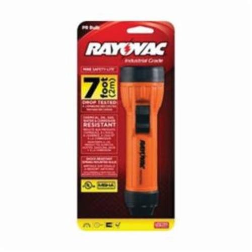 Rayovac IN2-MSE Industrial Grade Handheld Mine Safety Flashlight, 1.19 W, PR2 Bulb, Polypropylene Housing, 8 Lumens