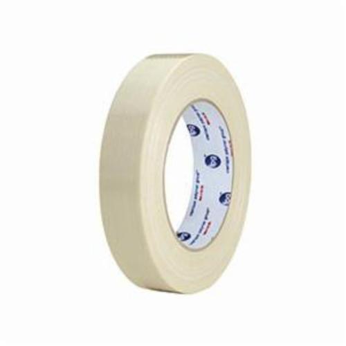 Intertape 76300 815 Medium-Grade Tensilized Filament Tape, 54.8 m L x 24 mm W, 4.6 mil THK, Synthetic Rubber Resin Adhesive, MOPP Film Backing, Ivory