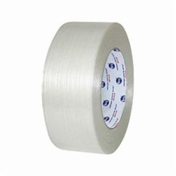 Intertape 91404 RG300 Utility-Grade Filament Tape, 55 m L x 24 mm W, 4 mil THK, Synthetic Rubber Resin Adhesive, Biaxially Oriented Polypropylene Film Backing, Natural