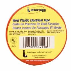 ipg 85832 General Purpose Medium-Grade Electrical Tape, 60 ft L x 3/4 in W, 7 mil THK, Vinyl, Rubber Adhesive, Red
