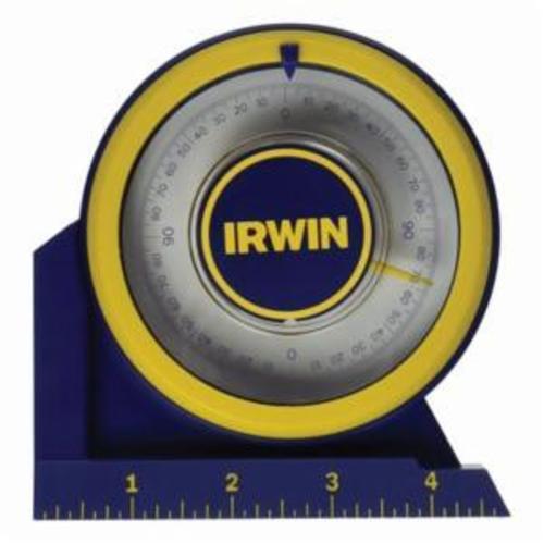 Irwin 1794488 Magnetic Angle Locator, 7.48 in OAH, ABS, Blue/Yellow