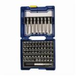 Irwin 1866989 Standard Drawer Case Insert Bit Set, Black Oxide, 58 Pieces, 1 in L, 1/4 in Hex Shank, High Grade Steel