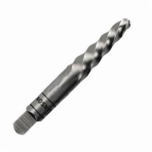 Irwin Hanson 52401 Spiral Flute Screw Extractor, EX1 Extractor, 5/64 in Drill, For Screw Size: 3/32 to 5/32 in, 2.5 to 4 mm, #3 to 6