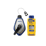 Irwin Strait-Line 1932887 Speedline Pro Combination Chalk Reel and Chalk, 100 ft L Line, 2 oz Chalk, Robust Steel Handle